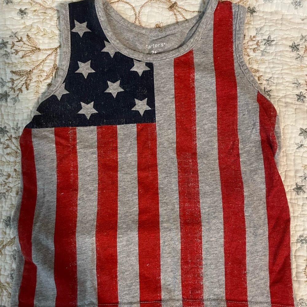 2T Carters American Flag tank